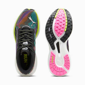 Tenis de running para mujer Deviate NITRO™ 2, PUMA Black-Lime Pow-Poison Pink, extralarge